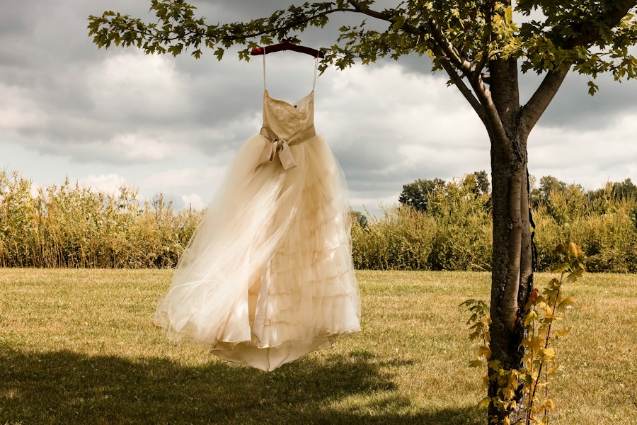 The Isabella Royal Mikado Ballgown - Back View